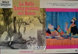 SLEEPING BEAUTY Italian fotobusta movie posters x8 WALT DISNEY R1970