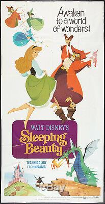 SLEEPING BEAUTY original large 3-sheet DISNEY movie poster