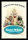 Snow White And The 7 Seven Dwarfs 1937 Cinemasterpieces Movie Poster Disney