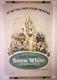 Snow White And The Seven Dwarfs 1937 Disney Original Movie Poster Us Linen Back