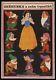Snow White And The Seven Dwarfs Czech A3 Movie Poster 11x16 R1970 Walt Disney