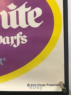 SNOW WHITE SEVEN DWARFS Movie Poster (Fine) Door Panel'75 59x19.5 Disney 6230