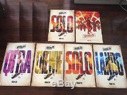 SOLO A STAR WARS STORY Original DS 27x40 Seven (6) Movie Poster Set Disney DMR