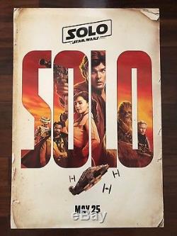 SOLO A STAR WARS STORY Original DS 27x40 Seven (7) Movie Poster Set Disney DMR