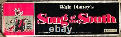 SONG OF THE SOUTH Original 24 x 82 Silk Screen Banner R1972 DISNEY RARE