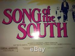 SONG OF THE SOUTH Original Movie Poster 27X41 SS/Rolled R1986 DISNEY