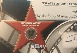 Screen-Used PIRATES OF CARIBBEAN prop SWORD-Disney. WithCOA. Johnny Depp Film