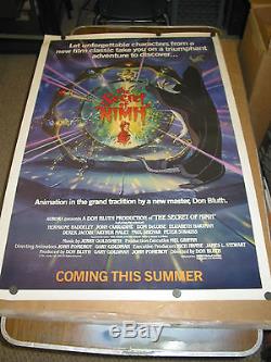 Secret Of Nimh/orig. U. S. One Sheet Teaser Movie Poster (don Bluth/walt Disney)