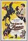Sign Of Zorro Guy Williams Disney Movie Poster One Sheet, 1960