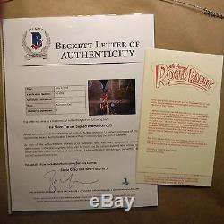 Signed Kathleen Turner Original Disney Production Jessica Roger Rabbit Cel CoA
