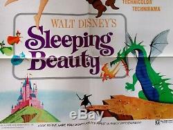 Sleeping Beauty Original movie poster DISNEY Animated STYLE B Mary Costa R-1970