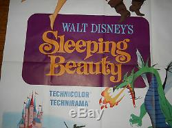 Sleeping Beauty (R1970) original Disney 3 sheet movie poster (77x39) #R70/124