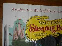 Sleeping Beauty (R1970) original Disney 6 sheet movie poster (77x77) #R70/124