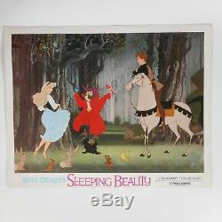 Sleeping Beauty VTG 1970 Disney Movie 11x14 Original Theatre Lobby Card Print VG