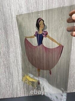 Snow White 1980s Disney Test Art Transparent Artwork Sheet B
