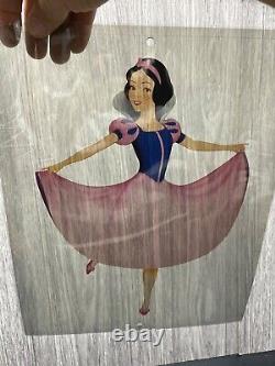 Snow White 1980s Disney Test Art Transparent Artwork Sheet B