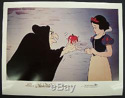 Snow White And The Seven Dwarfs Lobby Cards Set Of 8 60's Re-release Walt Disney
