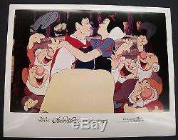 Snow White And The Seven Dwarfs Lobby Cards Set Of 8 60's Re-release Walt Disney