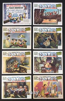 Snow White And The Seven Dwarfs Walt Disney 1937 Lobby Card Set