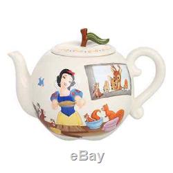 Snow White E I 7 Seven Dwarfs Teapot Te 15 CM Tea Pot Ceramic Disney #1