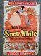 Snow White & The Seven Dwarfs 1958 Re Release Walt Disney Classic 1 Sheet Poster