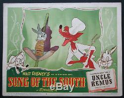 Song Of The South Disney Animation Brer Fox & Rabbit 1946 Lobby Card #8
