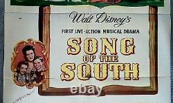 Song of the South movie poster WALT DISNEY James Baskett HATTIE MCDANIEL 1946