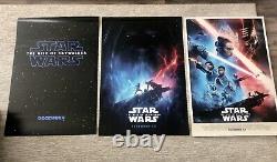 Star Wars Rise of Skywalker (3) Poster Set 27x40 D/S Original Disney DMR