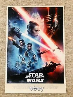 Star Wars Rise of Skywalker (3) Poster Set 27x40 D/S Original Disney DMR