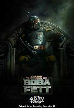 Star Wars The Book of Boba Fett 27 x 40 Double-Sided Teaser Poster Disney+ NEW