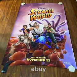 Strange World 2022 Disney Bus Shelter Bus Stop D/S Original Movie Poster 48x70in