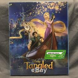 TANGLED 3D+2D Blu-ray Steelbook KimchiDVD Exclusive Lenticular Slip 537 Disney