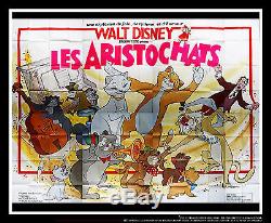 THE ARISTOCATS Walt Disney 10x13 ft Giant Billboard Movie Poster Original 1980