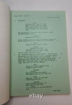 THE BLACK HOLE / 1978 Screenplay, Anthony Perkins in a Walt Disney Production