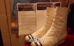 THE BLACK HOLE ORIGINAL MOVIE USED PIZER BOOTS WITH 2 COA's DISNEY TRON humanoid