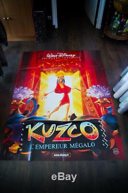 THE EMPEROR'S NEW GROOVE Walt Disney 4x6 ft French Grande Movie Poster 2001