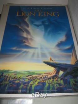 THE LION KING DISNEY (1994) ORIGINAL 27x40 SS ROLLED MOVIE POSTER (505)