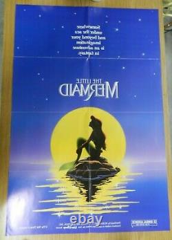 THE LITTLE MERMAID 1989 Disney Original Movie Poster, Numbered, Double Sided