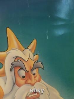 THE LITTLE MERMAID Original 27x41 DS/Rolled Movie Poster WALT DISNEY 1989