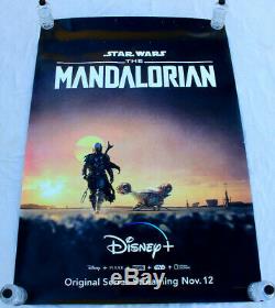 THE MANDALORIAN Pedro Pascal Disney + Star Wars BUS SHELTER MOVIE POSTER 4'x6
