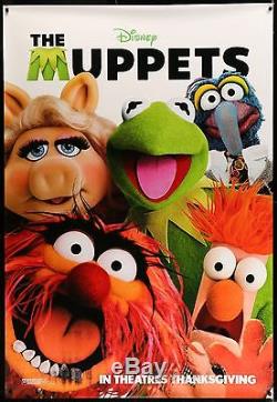 THE MUPPETS 2-Sided Bus Shelter Movie Poster 4'x6' #TheMuppets #Disney #Muppets
