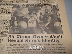 THE ROCKETEER Original BIGELOW'S AIR CIRCUS Screen-Used Prop NEWSPAPER Disney