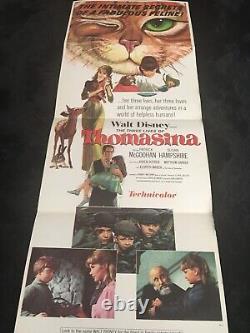 THE THREE LIVES OF THOMASINA Orig. 1964 DISNEY Insert Movie Poster PATMCGOOHAN