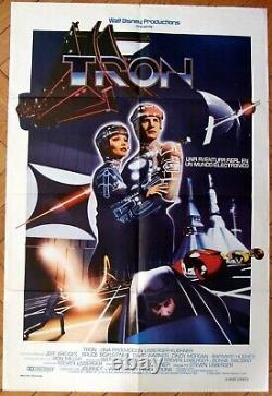 TRON 1SH Movie POSTER ARGENTINA 1982 Walt Disney Sci-Fi JEFF BRIDGES