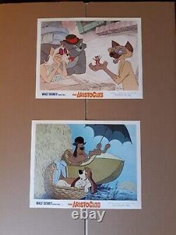 The Aristocats, Walt Disney, Re-release 1970, Set of 9 (11 x 14) Full Color