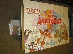 The Aristocats /reissue 1979 British Quad Movie Poster (walt Disney)