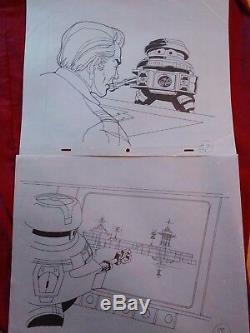 The Black Hole Original Walt Disney Vintage Drawings Lot 15 Originals Old Bob