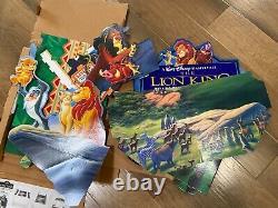The Lion King Disney Movie Theater Prop Standee 3 Dimensional NEW Unassembled