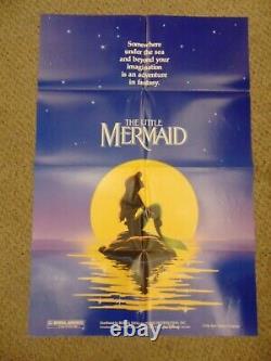 The Little Mermaid 1989 Teaser Animated Walt Disney 27x41 Poster N7912