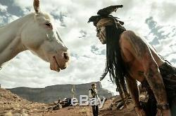 The Lone Ranger Tonto's Headset Crow Johnny Depp 2013 Disney Propblock Coa